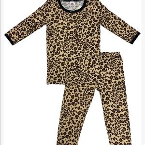 Esme Cheetah Print Pajamas girls 2T